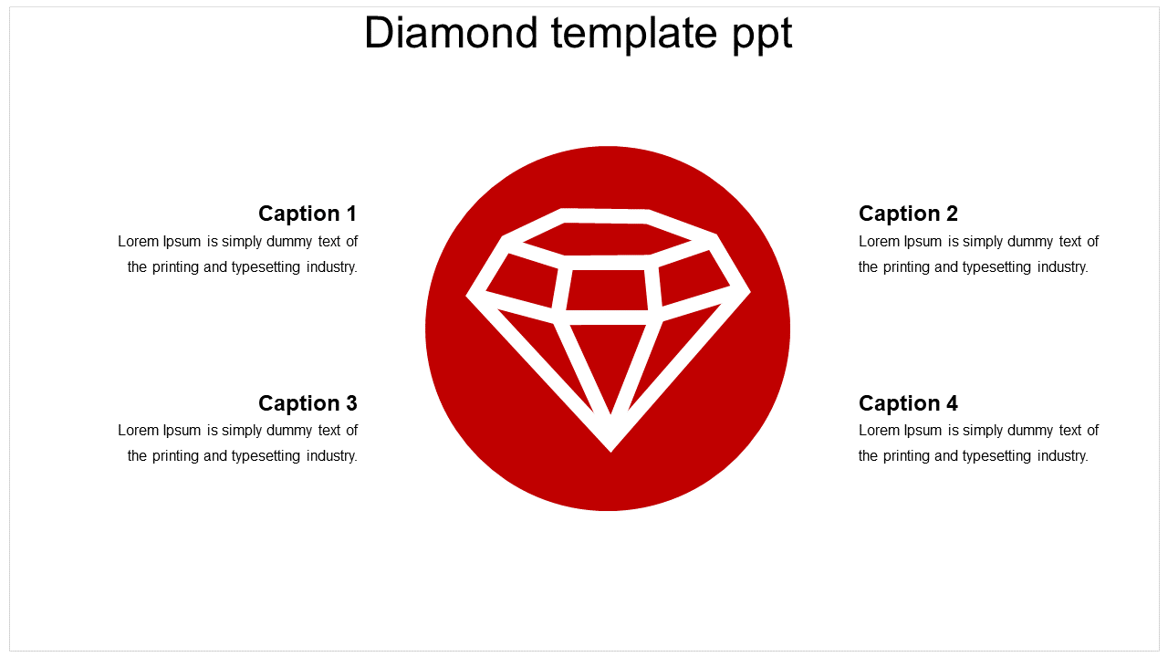 diamond template ppt